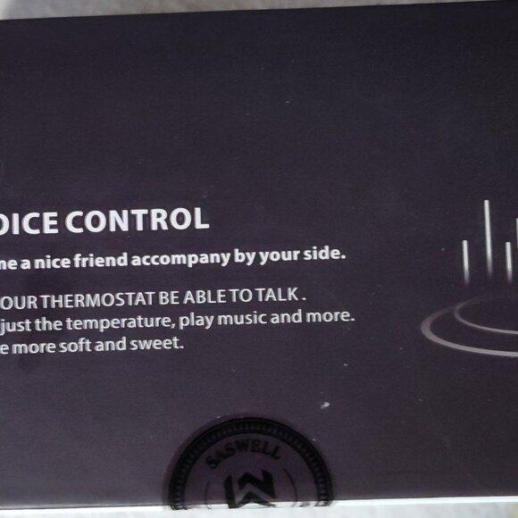 SASWELL Alpha T18 Smart Thermostat With Voice Control Alpha T18UTW-7-WIFI - Picture 4 of 5